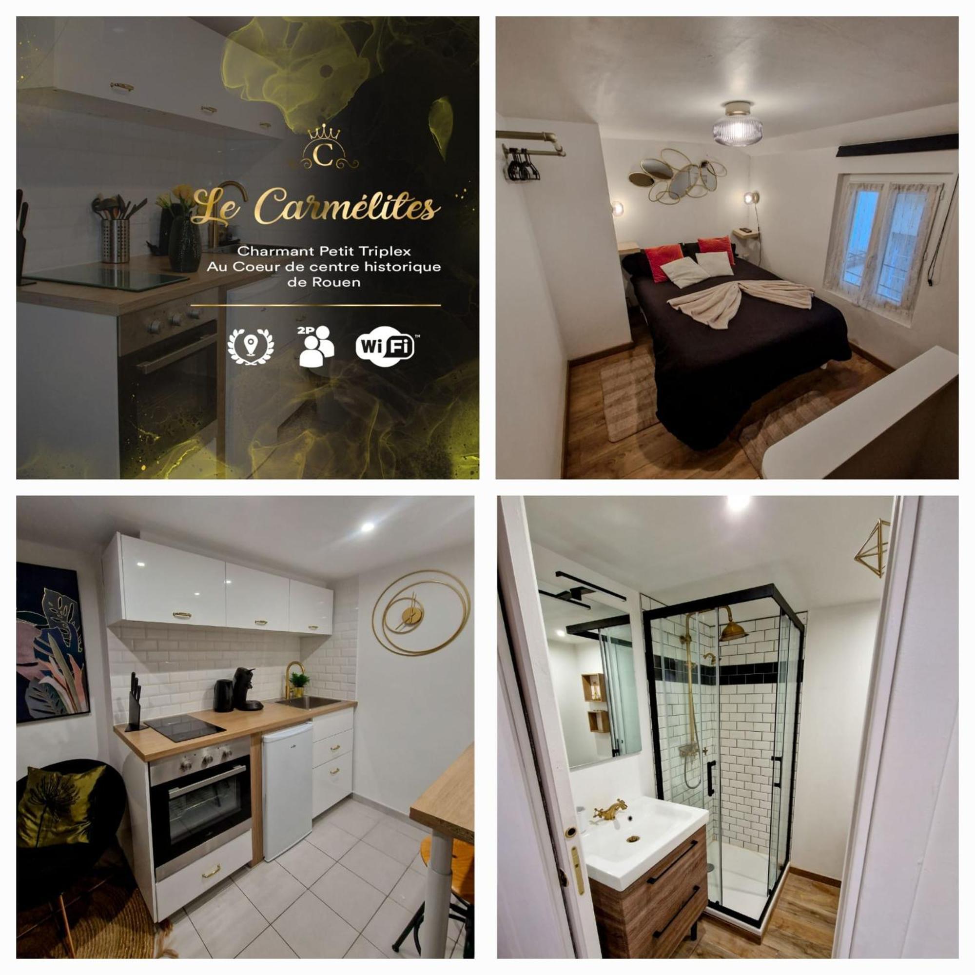 Appartamento Le Petit Triplex Des Carmelites -Coeur Historique Rouen Esterno foto
